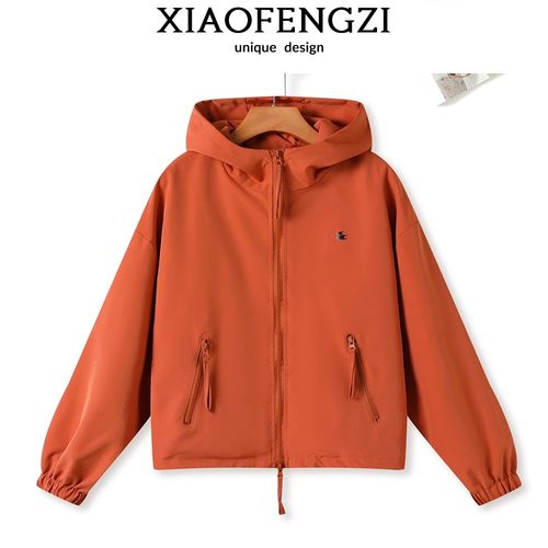 2025春新款冲锋衣短款夹克外套女