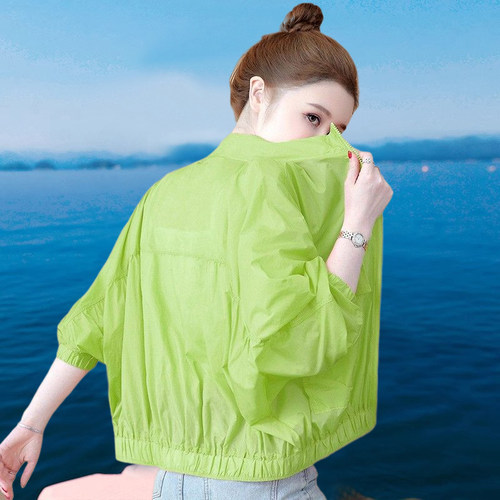 防晒衣女上衣轻薄透气洋气小个子