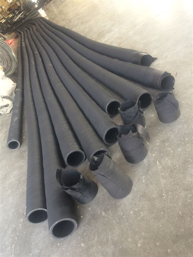現(xiàn)貨黑色泥漿管高f壓耐磨Y打樁管排6水夾布橡膠機(jī)2.545污8寸