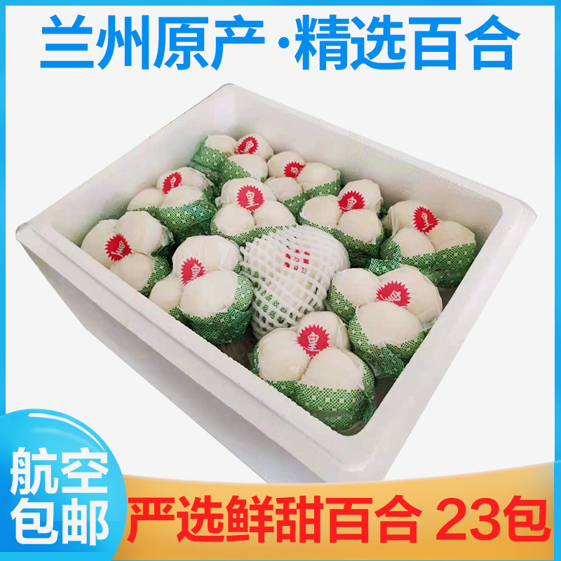 航空包邮甘肃兰州百合新鲜食用