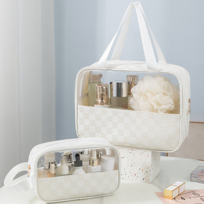 2025年新款化妆包高颜值ins风大容量出门旅行透明洗漱包包女防水