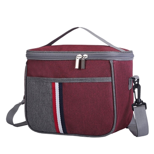 饭盒包斜跨盒饭手提袋通勤女士外带收纳保温便当包冬季保暖带饭包