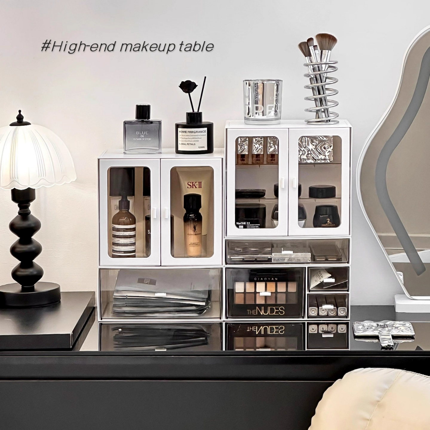 化妆品收纳盒高颜值梳妆台