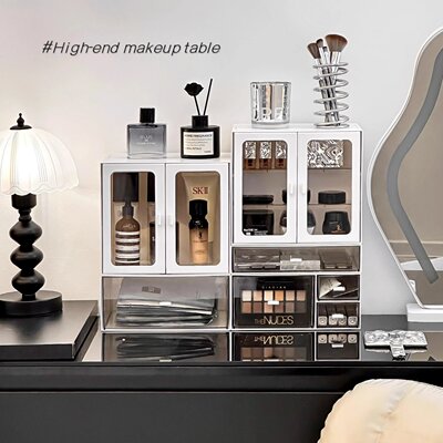 化妆品收纳盒高颜值梳妆台