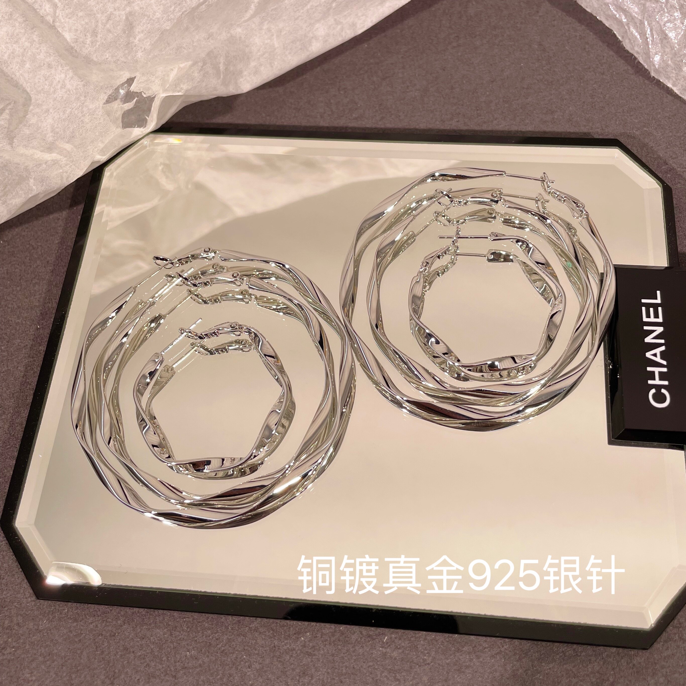欧比雅比圆脸显瘦气质小众女耳环高级感耳饰品耳钉耳坠夸张耳圈