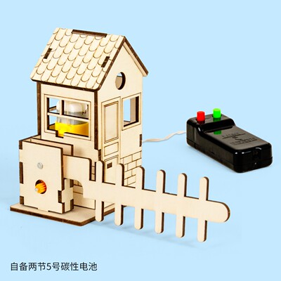 手工DIY小木屋成品木头小房子仿真别墅建筑模型学生作业造景摆A04