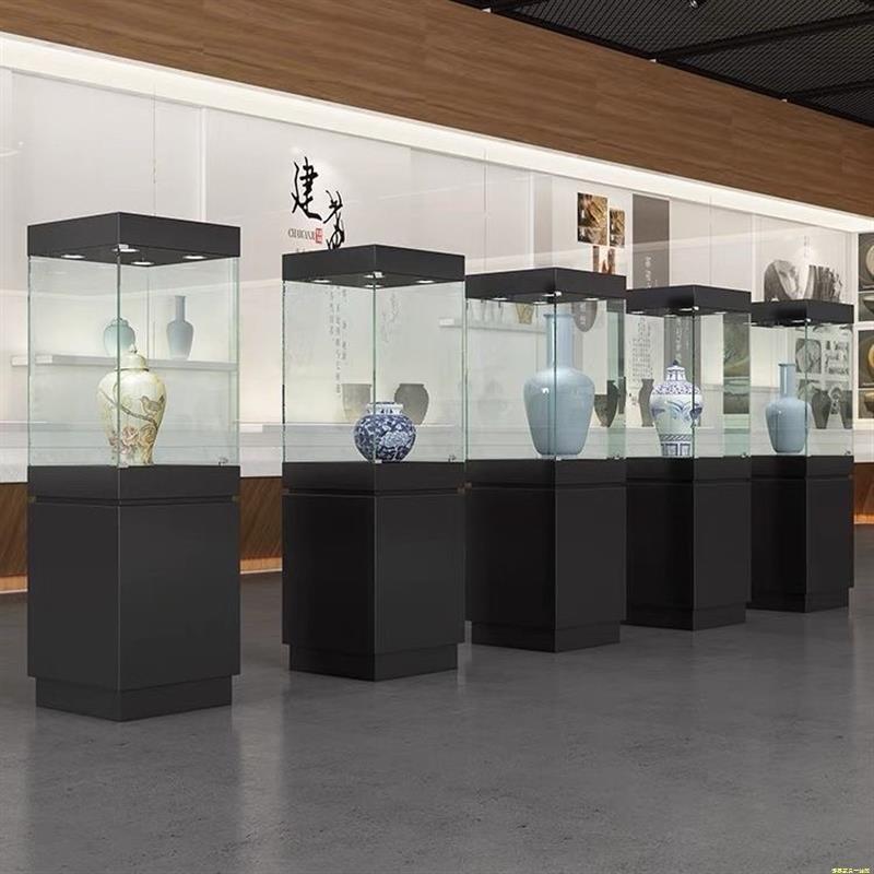 博物馆展示柜瓷器文物古董珠宝首饰玻璃展柜台公司样品产品展示架