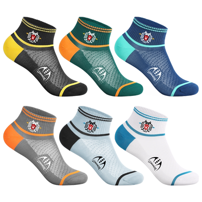 雷曼哲男士短袜中筒夏季超薄防臭