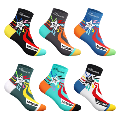 雷曼哲男中筒袜春秋防臭抗菌吸汗