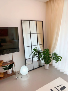 ins风全身镜卧室家用落地穿衣镜子服装 高清玻璃 店试衣镜壁挂式