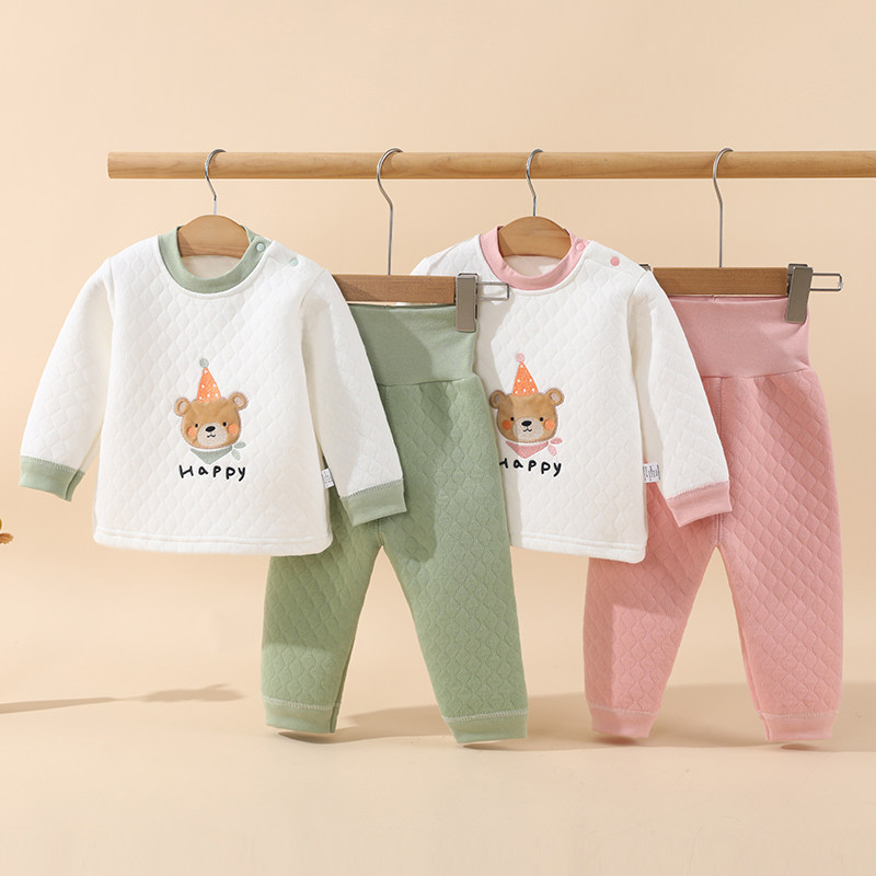儿童高腰保暖内衣套装加棉三层保暖加厚宝宝秋衣秋裤童装家居服,童装/婴儿装/亲子装,家居服套装,淘宝优惠券,粉丝福利购,淘宝优惠卷