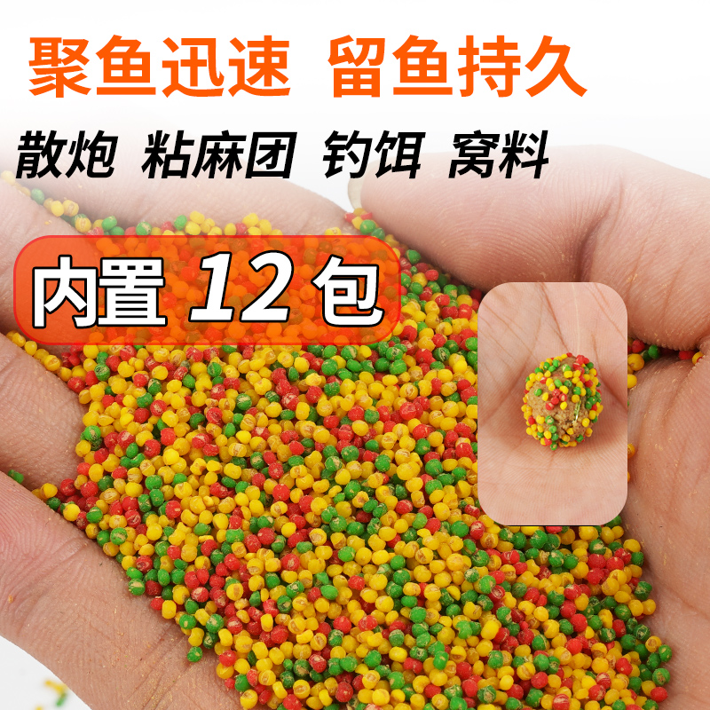 亭林黑坑野钓打窝酒米