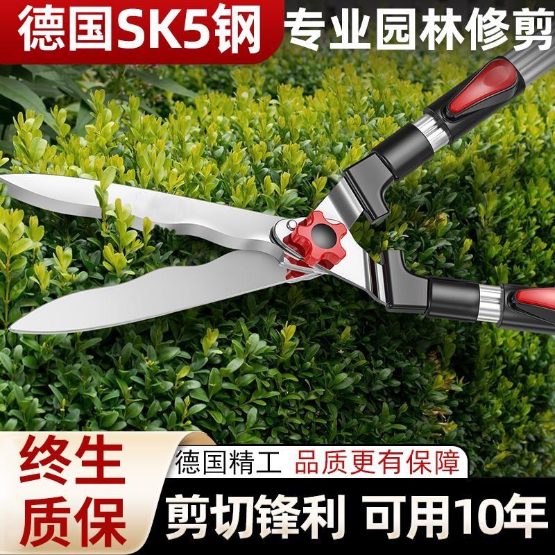 剪树枝专用剪刀花木剪修枝绿篱园艺园林粗枝绿化剪进口伸缩杆锋利
