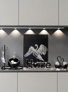 高档玄关钥匙收纳摆件入户进门口鞋柜锁匙现代装饰品乔迁新居礼品