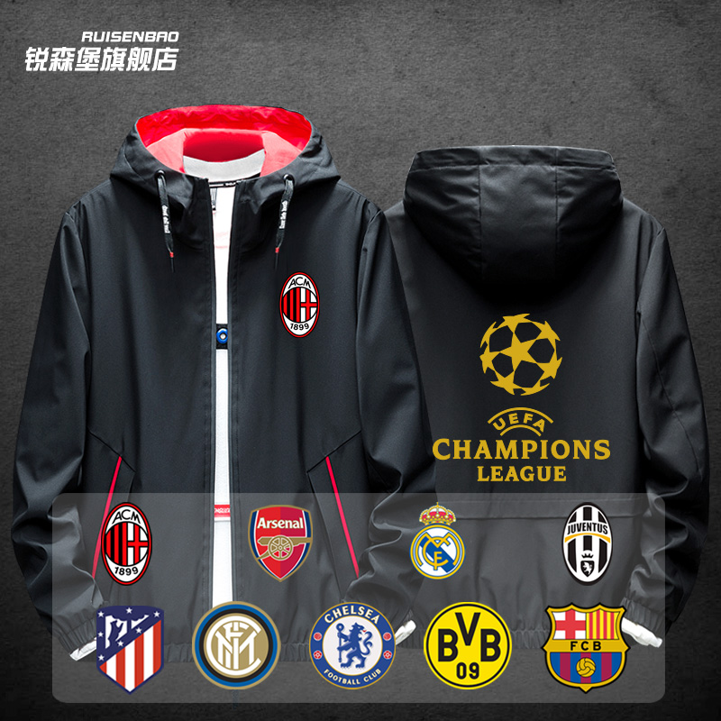 队服连帽休闲夹克男春秋外套薄款