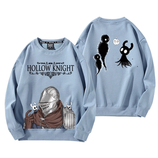 空洞骑士联动黑暗之魂主机游戏周边卫衣春秋冬男款加绒宽松圆领潮