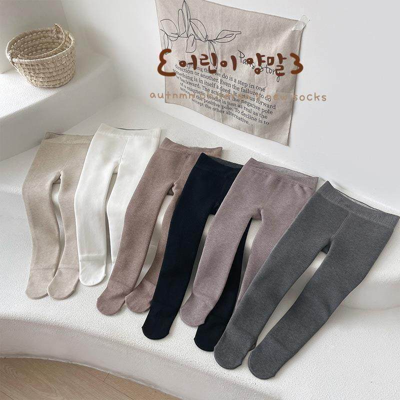 儿童加绒连脚打底裤冬季款防冻袜子女童宝宝保暖加厚连裤袜