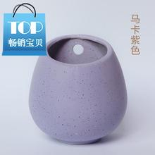 陽臺懸掛垂吊蘭花盆壁掛i墻壁白色吊盆綠蘿佛珠陶瓷水培花盆吊籃