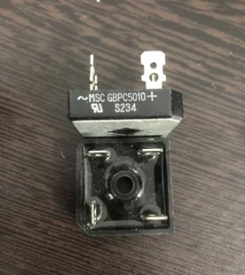 全新进口 MSC 桥式整流器 GBPC5010 1000V50A 大电流 内置散热片
