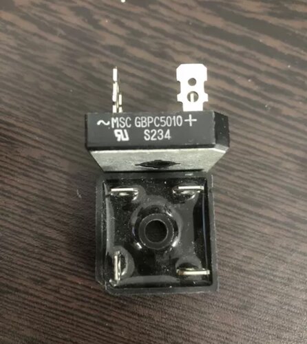 全新进口 MSC 桥式整流器 GBPC5010 1000V50A 大电流 内置散热片