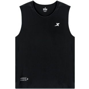 特步背心国人竞速男女专业跑步无袖T马拉松速干透气上衣运动服男