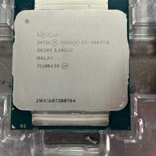 议价出售Intel Xeon E5-2667V3处理器，主频3.