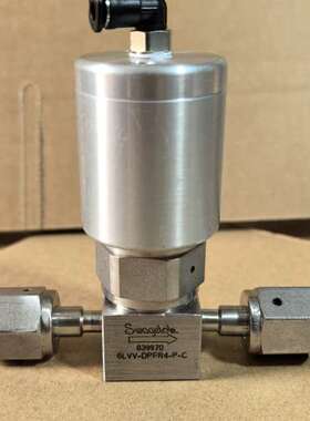 议价世伟洛克6LVV-DPFR4-P-C气动隔膜阀，拆机1个，功