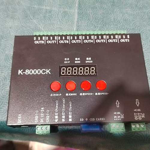 议价二手拆机 K-8000CK可编程幻彩灯条控制器 1台。带25