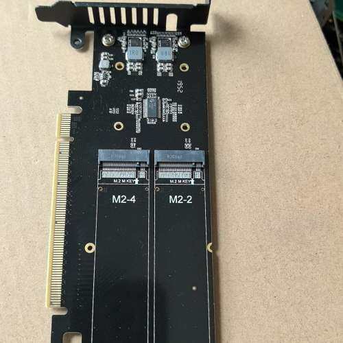 议价JEYI佳翼PCIE转m.2NVME4盘位转接卡4口M.2拓