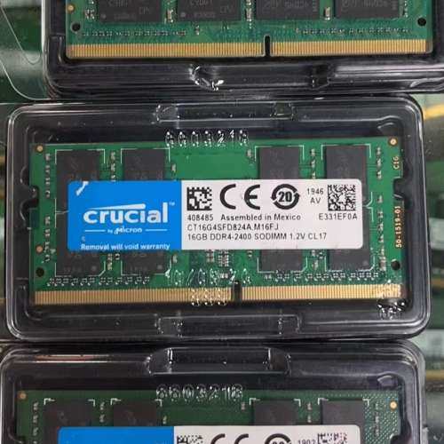 议价正品Crucial英睿达 16G DDR4 2400高性价比
