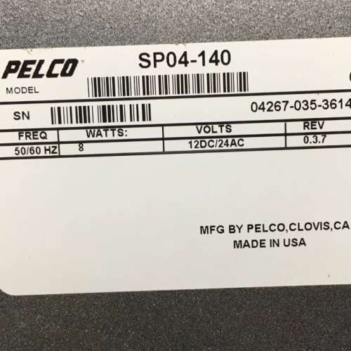 议价SP04-140 NET5301TPELCO派尔高会议视