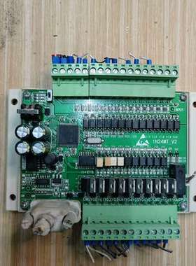 议价自动钉扣机主板1N24MT-V2，工控板原装拆机，绿色PCB