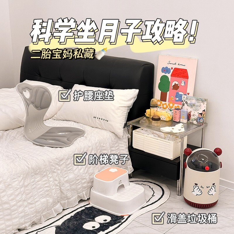 孕妇喂奶踩脚凳婴儿宝宝妈防吐奶斜坡踩脚凳坐抱喂脚踏哺乳凳椅子
