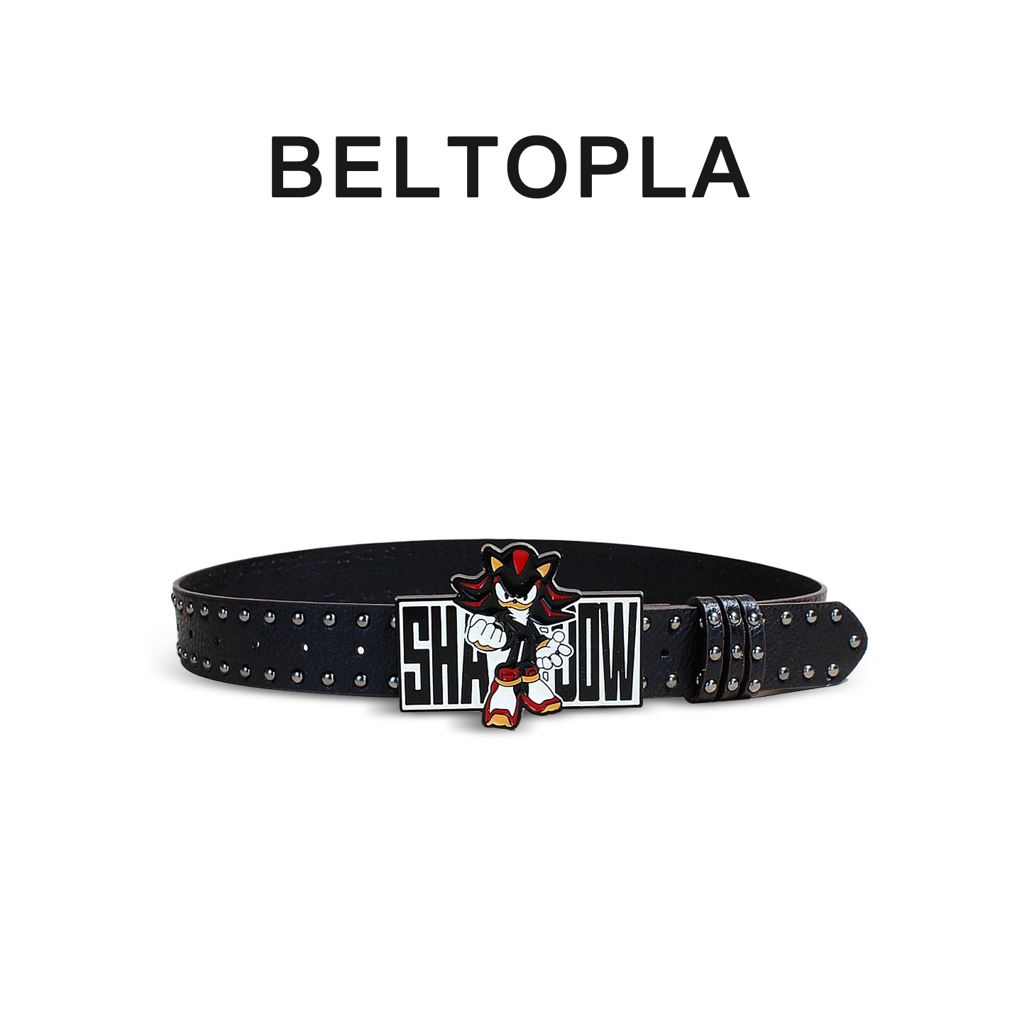 BELTOPLA亚比朋克风美式y2k动漫腰带男女百搭千禧牛仔裤配饰皮带