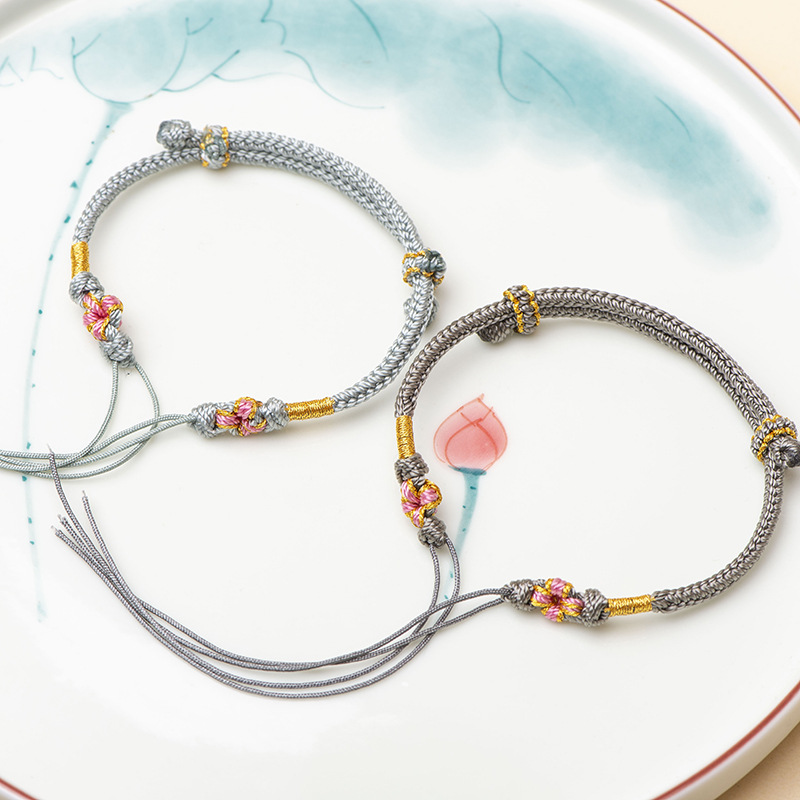 DIY手工股线精编半成品桃花手绳可自穿翡翠手牌玛瑙转运珠红绳子,饰品/流行首饰/时尚饰品新,绳,淘宝优惠券,粉丝福利购,淘宝优惠卷