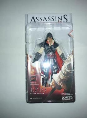 动漫手办公仔 Assassins Creed NECA 刺客信条 Ezio 2代黑色