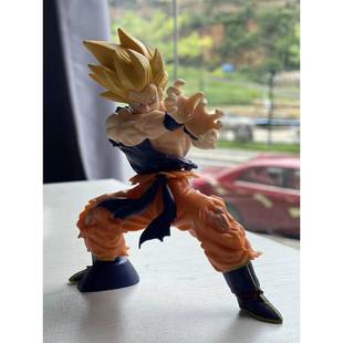 七龙珠 20周年 超赛 龟派气功战损冲击波悟空 手办模型摆件