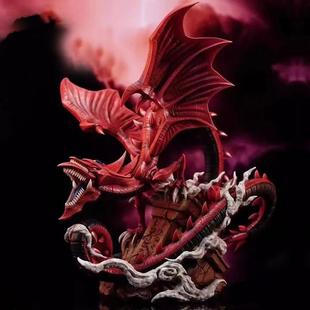 游戏王周边雕像欧西里斯的天空龙手办潮玩摆件游城十代三幻神模型