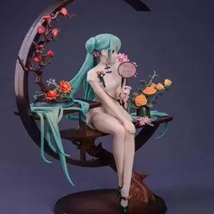 初音 未来 动漫周边 韶华旗袍 可换手 手办 模型公仔礼物摆件机箱