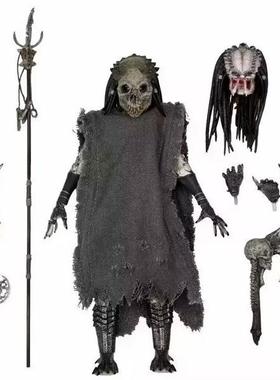 NECA 铁血战士2 SAMAN 撒满 铁血 P2 终极 关节可动手办模型玩具