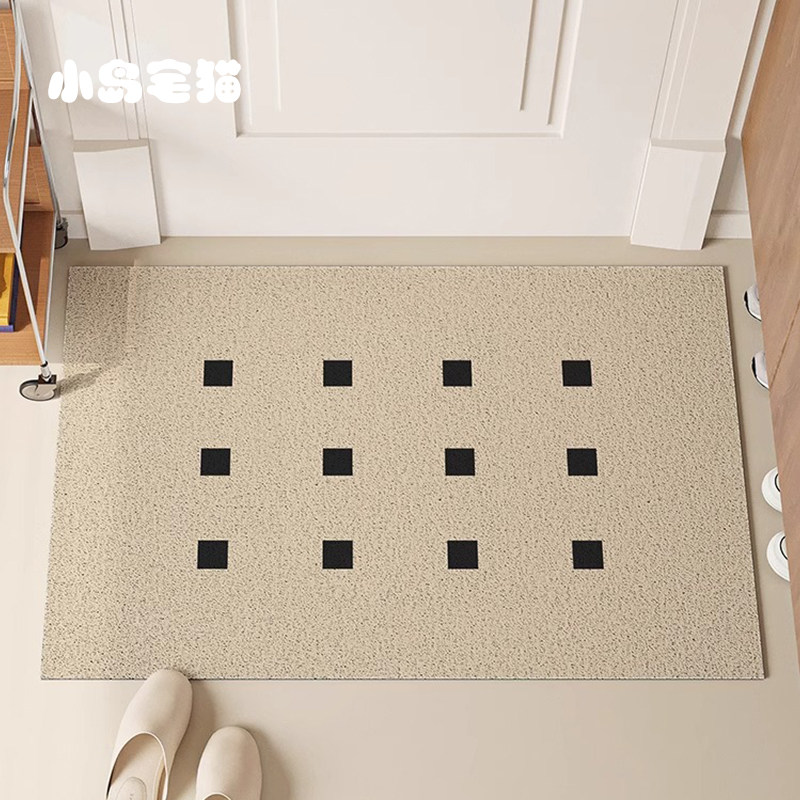 入户门地垫耐脏免洗网红丝圈pvc轻奢简约现代门口进门地毯玄关垫,居家布艺,入户地垫,淘宝优惠券,粉丝福利购,淘宝优惠卷