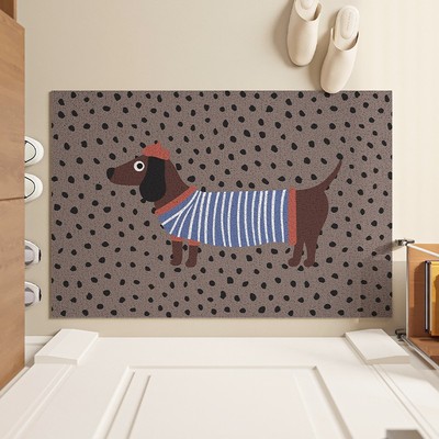 入户门地垫家用耐脏免洗门外pvc丝圈可裁剪脚垫防滑地毯进门垫子