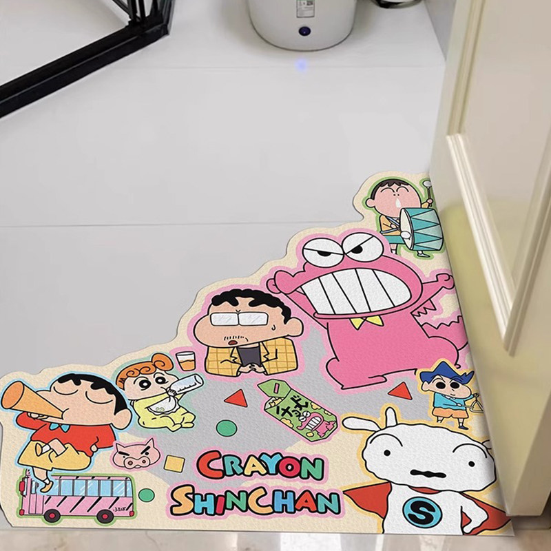 卡通小新卫生间吸水浴室垫淋浴间门口地垫防滑耐脏速干硅藻泥软垫,居家布艺,家用脚垫,淘宝优惠券,粉丝福利购,淘宝优惠卷