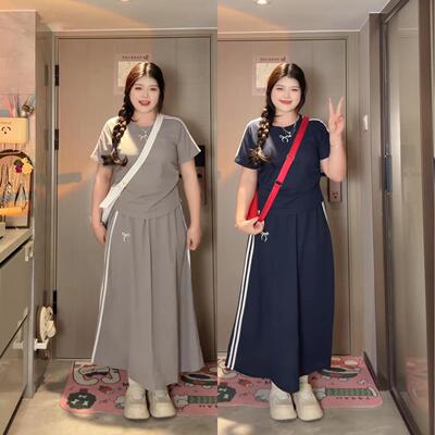 大尺码微胖韩版休闲运动