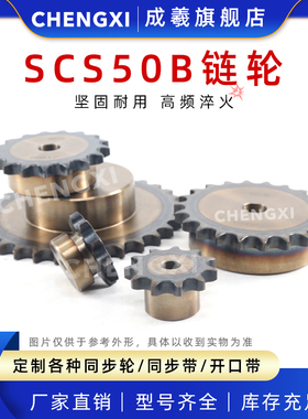 SCS高精度单排链轮S50 10A 50B36齿50B37齿50B38齿50B39齿50B40齿