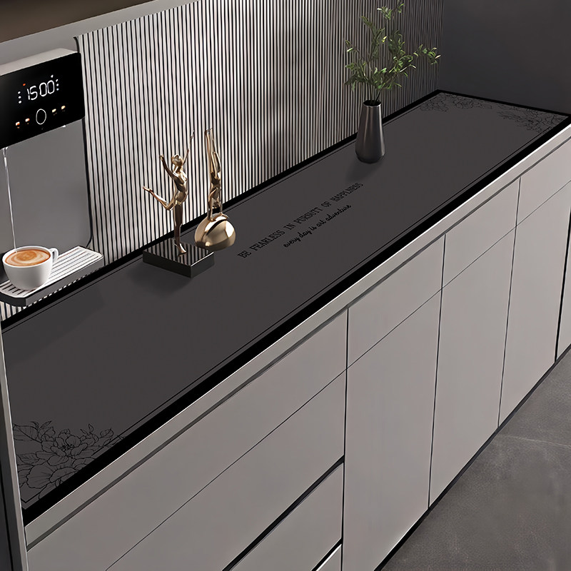 轻奢高级感餐边柜保护垫电视柜台面桌垫桌布免洗防水防油玄关垫子,居家布艺,桌布,淘宝优惠券,粉丝福利购,淘宝优惠卷