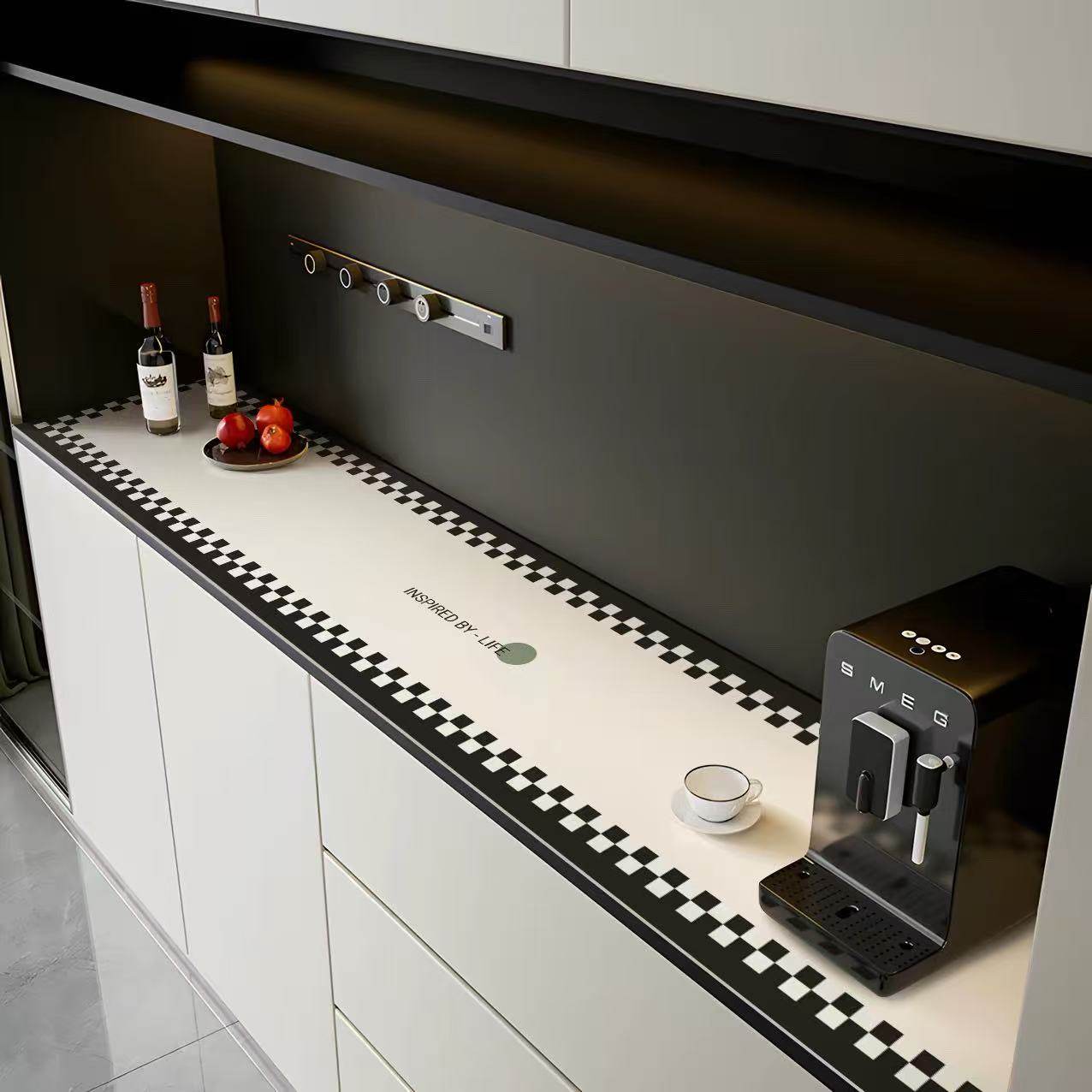 轻奢高级感餐边桌垫柜电视柜台面保护垫鞋柜酒柜防脏桌布玄关垫子,居家布艺,桌布,淘宝优惠券,粉丝福利购,淘宝优惠卷