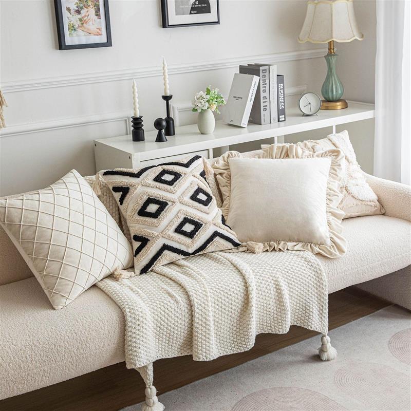 现代简约抱枕套客厅沙发