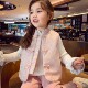 女童夹棉马甲冬装 外套小女孩上衣 织锦提花唐装 2025新款 儿童新中式