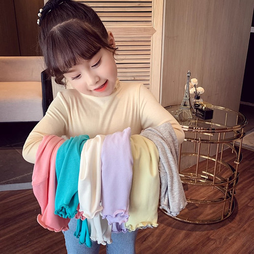 女童打底衫春秋女宝宝长袖T恤